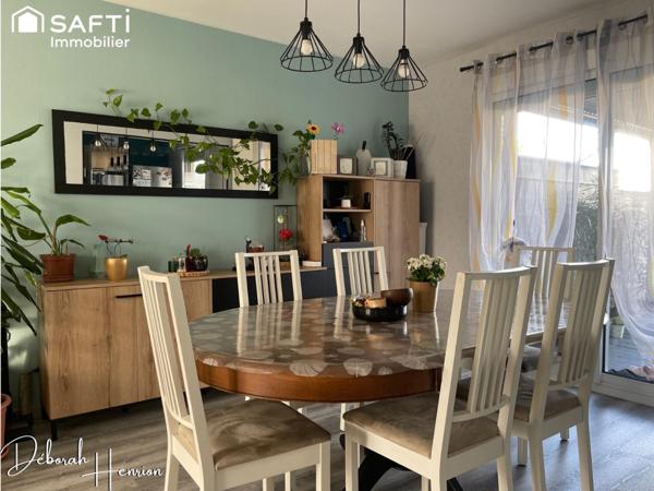 Maison lumineuse et chaleureuse, prête à vivre