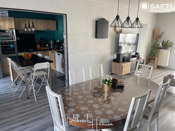 Maison lumineuse et chaleureuse, prête à vivre