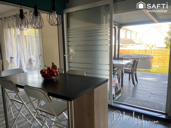 Maison lumineuse et chaleureuse, prête à vivre