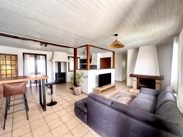 **Maison familliale avec véranda et jardin piscinabble au coeur de Magescq entre océan et Nature**