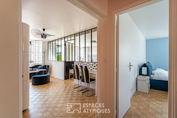 Appartement meublé de 83 m² avec suite, et prestations soignées à Versailles Rive Droite