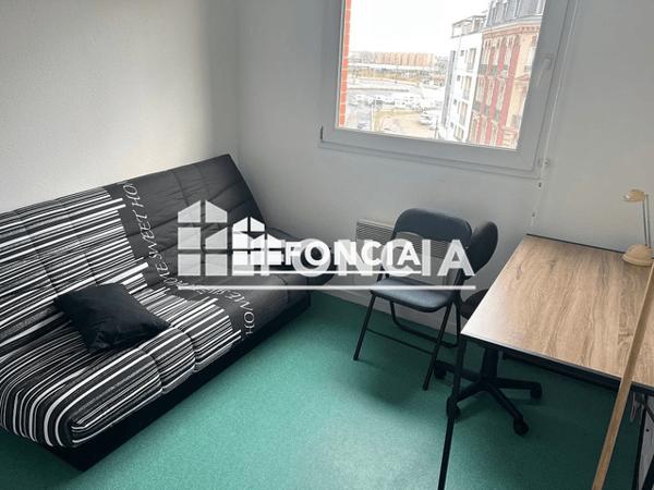 Location Studio meublé 15.65 m² - 49 COURS DE LA REPUBLIQUE Le Havre 76600