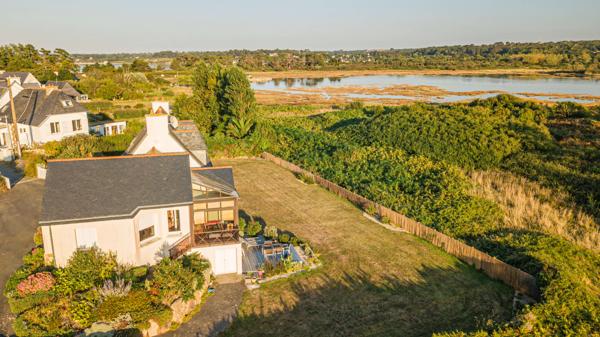 Maison sur une île avec vue mer