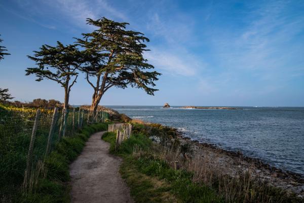 Maison sur une île avec vue mer