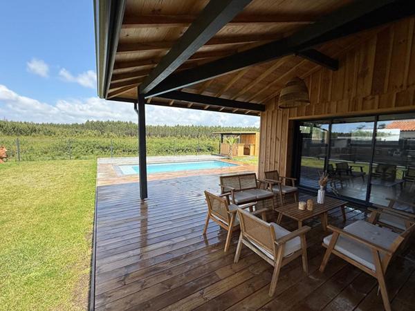 MAISON 3CH 135M² AVEC GARAGE PISCINE ET CUISINE D'ETE SUR TERRAIN DE 645M²