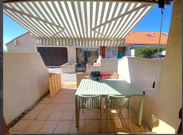 Leucate (11370) Vente Classique / Bord du lac marin / maison mitoyenne T1 BIS meublée