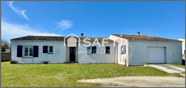 Maison 3 chambres avec beau terrain