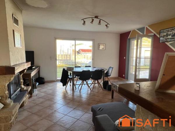 Maison 3 chambres avec beau terrain