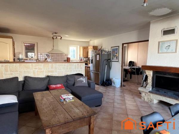 Maison 3 chambres avec beau terrain