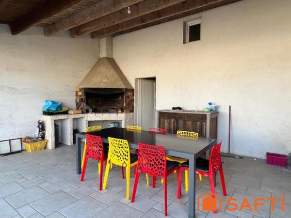 Maison 3 chambres avec beau terrain