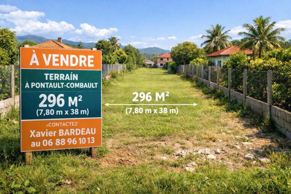 Terrain à Batir de 296m²