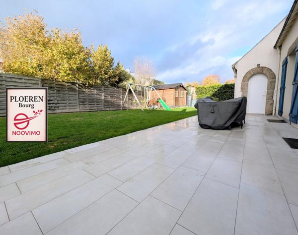 Maison rénovée 4 chambres – Jardin clos, plain-pied, cœur de Ploeren, proche Vannes et Golfe du Morbihan