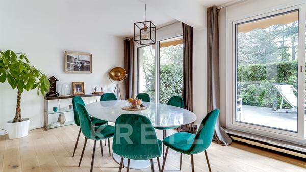 Appartement rénové avec terrasse de plain-pied