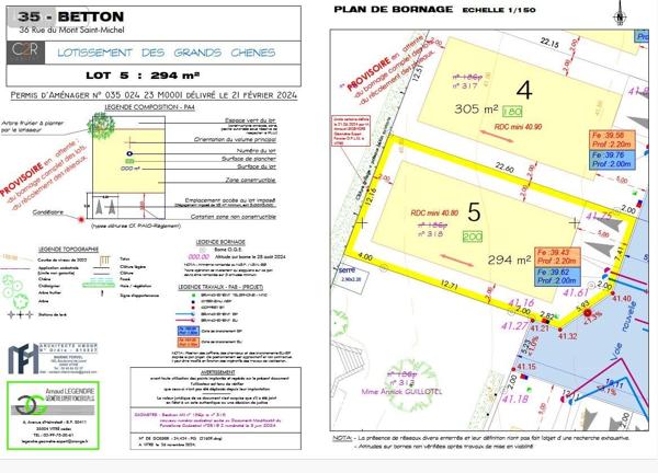 Terrain à Batir à vendre à Betton en Ille-et-Vilaine (35830), ref : GE703