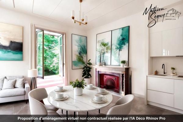 GREZIEU LA VARENNE Plateau T4/T5 de 110,73 m² avec jardin sud de 84.88 m² avec 2 stationnements