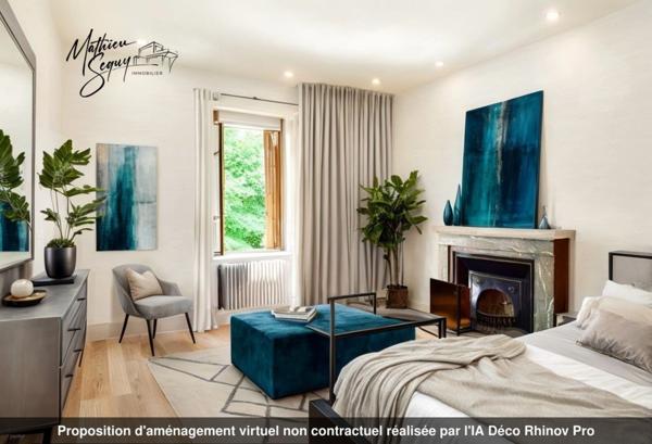 GREZIEU LA VARENNE Plateau T4/T5 de 110,73 m² avec jardin sud de 84.88 m² avec 2 stationnements