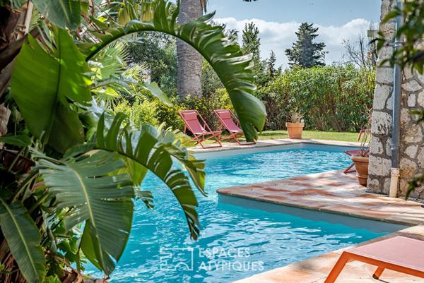 Appartement Belle Époque avec vue mer et sa piscine privée