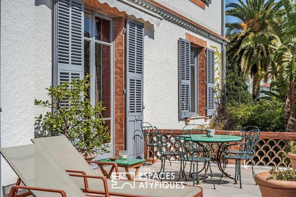 Appartement Belle Époque avec vue mer et sa piscine privée