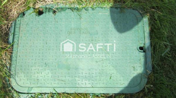 Terrain constructible avec CU et compteur d'eau