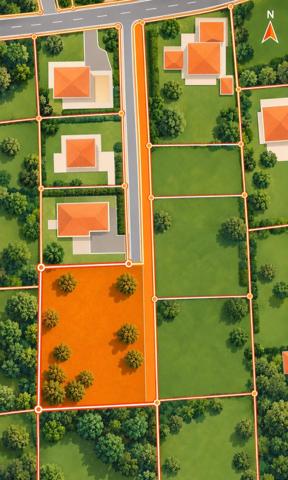 BIAS (47300) – TERRAIN DE 3 287 M² – 3 LOTS CONSTRUCTIBLES VIABILISÉS
