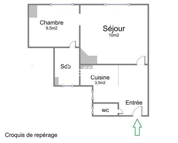 Appartement
         2 pièces
        - 30 m² Exclusivité 134 750 € *