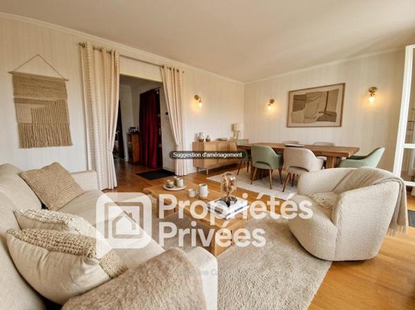 A VENDRE- EXCLUSIVITE - 37540 - SAINT CYR SUR LOIRE - T3 -84m2 - 2 chambres - BALCONS - GARAGE et PARKING - CAVE