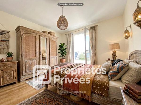A VENDRE- EXCLUSIVITE - 37540 - SAINT CYR SUR LOIRE - T3 -84m2 - 2 chambres - BALCONS - GARAGE et PARKING - CAVE