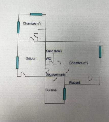 Appartement à vendre |  Béziers |  3 pièces | 64,3 m²