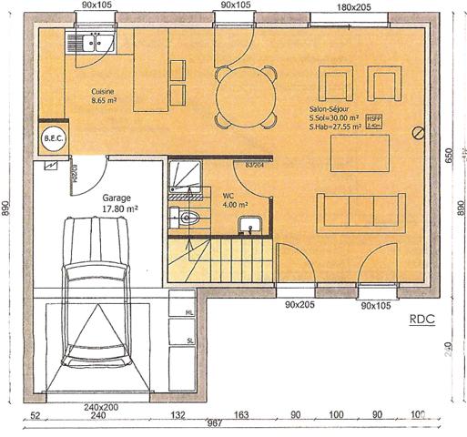Maison à vendre 4 pièces 87 m² Thouaré-sur-Loire