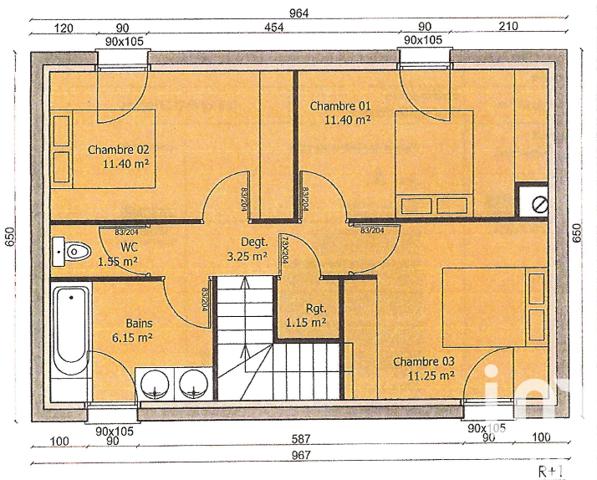 Maison à vendre 4 pièces 87 m² Thouaré-sur-Loire