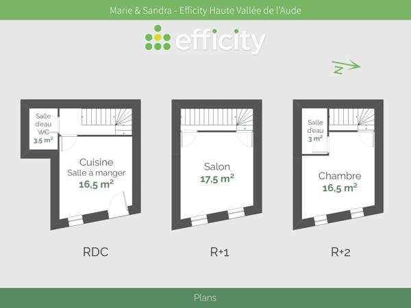 Maison 2 pièces - 58 m²