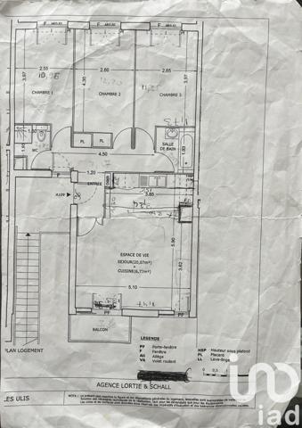 Appartement à vendre 4 pièces 74 m² Les Ulis
