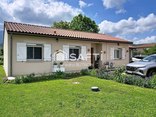 Izaourt : Villa vue sommets, confort & énergie.