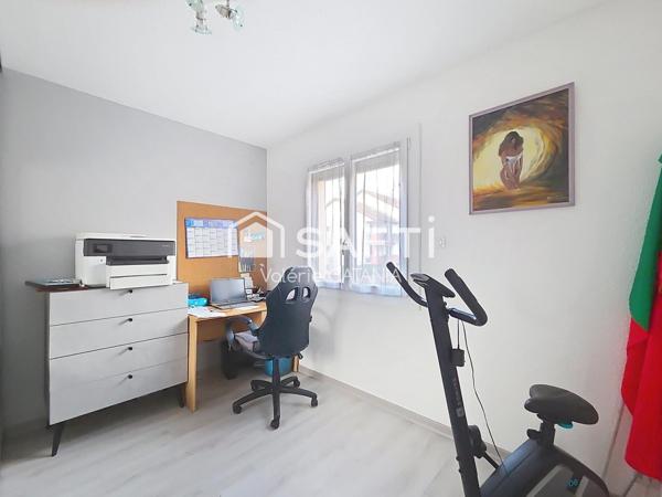 Sassenage – Appartement T4 de 76m², lumineux avec balcon, garage et cellier