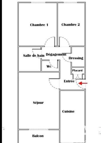 Appartement à vendre 3 pièces 65 m² Chennevières-sur-Marne