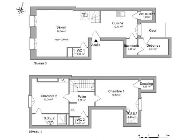 Location Appartement 3 pièces 81.1 m² - 25 RUE DU GRAND CARROI Chinon 37500