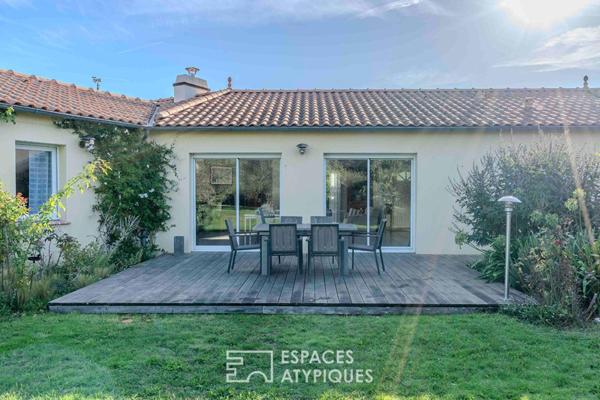 Élégante villa moderne de plain-pied à quelques pas des plages