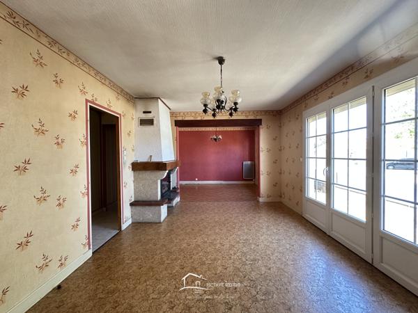 Pavillon 4 chambres sans mitoyenneté avec garage et terrain - Proche toutes commodités Rouillé (86480)