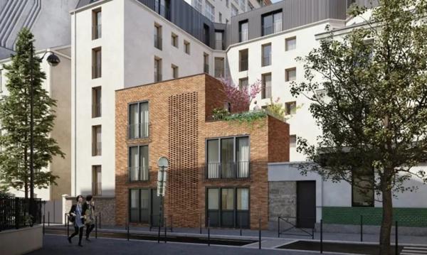 maison T6 neuve entièrement réhabilitée à vendre PARIS 19e, surface habitable 101.02 m2 (pondérée 109.02 m2).