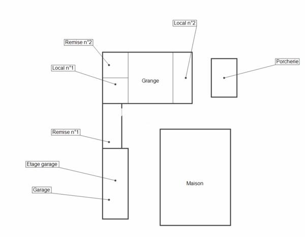 3%COM - CORPS DE FERME AVEC DÉPENDANCES, GARAGE ET JARDIN SUR 24 ARES. Gundershoffen (67110)