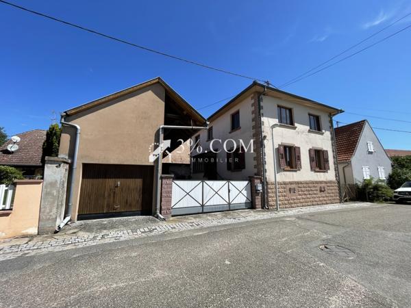 3%COM - CORPS DE FERME AVEC DÉPENDANCES, GARAGE ET JARDIN SUR 24 ARES. Gundershoffen (67110)