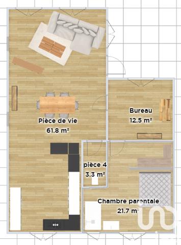 Maison à vendre 4 pièces 107 m² Rennes