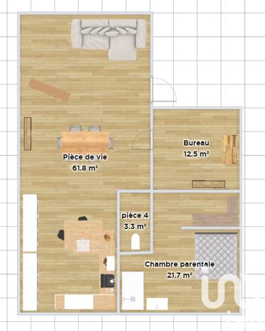 Maison à vendre 4 pièces 107 m² Rennes