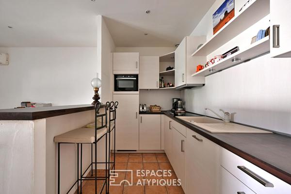 Appartement confidentiel en coeur de ville avec garage