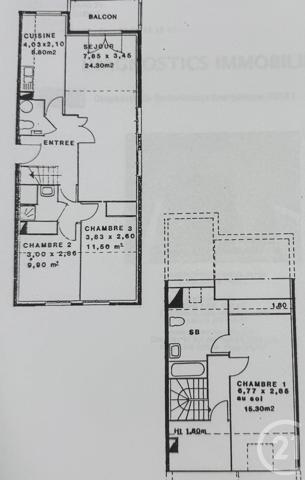 Appartement F4 à vendre  4 pièces - 90,90 m2 GIF SUR YVETTE - 91