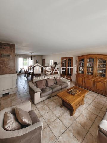 Superbe maison T6, 4 ch, 137 m² avec terrain, 2 garages