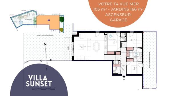 Appartement à vendre 4 pièces 105 m² Six-Fours-les-Plages