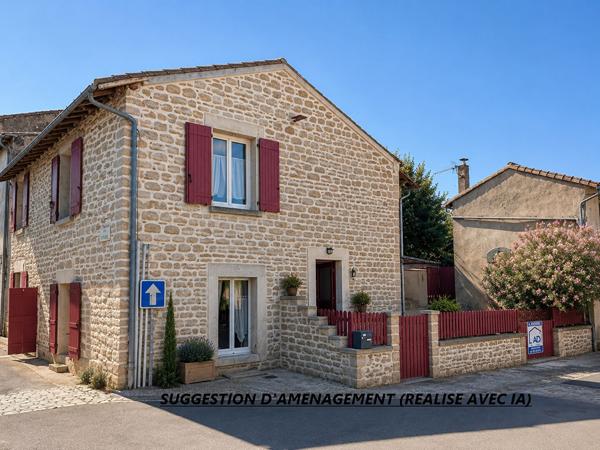 Maison de ville et un appartement Cherveux - 7 pièce(s) - 174 m2, Cherveux 79410