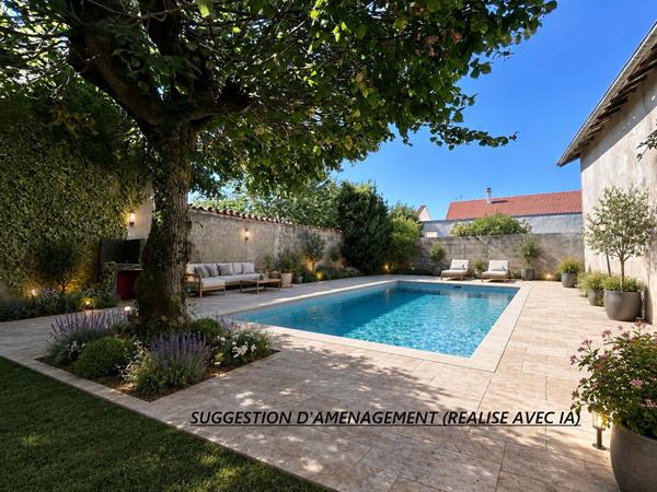 Maison de ville et un appartement Cherveux - 7 pièce(s) - 174 m2, Cherveux 79410