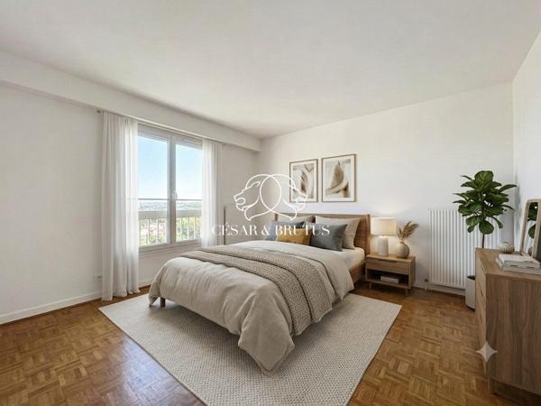 Appartement T4 avec balcon et garage proche du métro Cuire